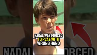 This is why Nadal plays with his wrong hand tennis tennisnews [upl. by Gabrielson]