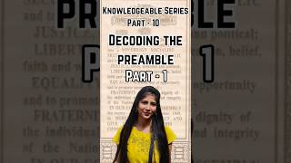 Follow for Part  2 ✅ preamble preambleofindianconstitution [upl. by Georgette787]