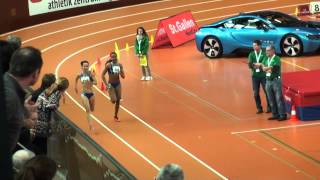 Leichtathletik HallenSM 2015 Final 200 m Frauen [upl. by Ardnoet573]