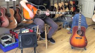 Epiphone EJ160E Gibson J160E Comparrison [upl. by Minica3]