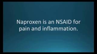 How to pronounce naproxen Naprosyn Memorizing Pharmacology Video Flashcard [upl. by Caylor]