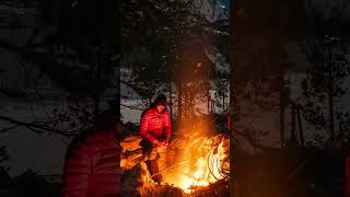 Winter camping in the Accursed Mountains hiking solohiking camping winter snow travel [upl. by Geminius]