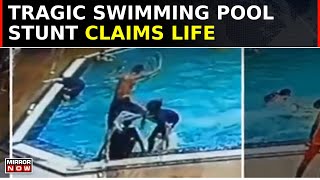 Tragic Swimming Pool Stunt Claims Life of 18YearOld In Ratlam Madhya Pradesh  Latest News [upl. by Narod]