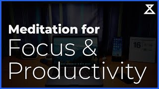 Meditation for Focus and Productivity 15 Mins Voice Only No Music [upl. by Einnad56]