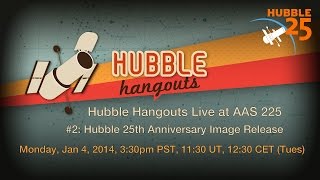 Hubble Hangouts AAS 225 2 Hubble 25th Anniversary Image Release [upl. by Toiboid132]