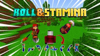 COMO HACER PARKOUR EN MINECRAFT BEDROCK 121  ADDON Roll and Stamina [upl. by Tootsie]