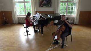 Sergei Rachmaninoff Andante AsklepiosDuo [upl. by Niwdla745]