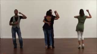 apprendre la kizomba le 3 temps [upl. by Ahsemed]