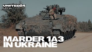 🇩🇪 German made Marder 1A3 IFV in Action on the 🇺🇦 Frontline warinukraine [upl. by Hollyanne]