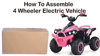 How to assemble four wheeler  How to install 4 wheel drive [upl. by Stevens]