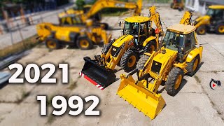 JCB 4CX 2021 vs 1992  Backhoe TraktorBager Koparko ładowarka [upl. by Pace]