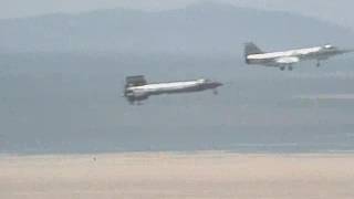 X15 Landing on Rogers Dry Lake [upl. by Airdnua339]