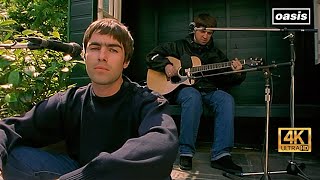 Oasis  Stand by Me Acoustic 4K Remastered Live at Boneheads Outtake 1997 [upl. by Anade]