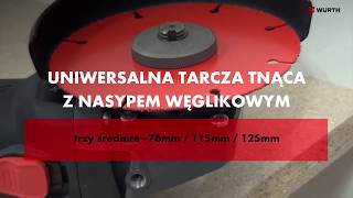 Uniwersalna tarcza tnąca z nasypem węglikowym [upl. by Hanshaw]