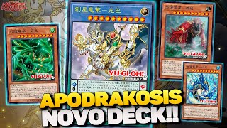 APODRAKOSIS NOVO DECK LENDÁRIO DO DEUS DRAGÃO  YUGIOH CROSSOVER BREAKERS [upl. by Enneiluj786]