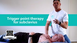 Trigger point therapy for subclavius [upl. by Aroved880]