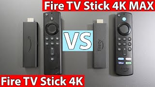 Fire TV Stick 4K MAX vs Fire TV Stick 4K Review [upl. by Jessen]