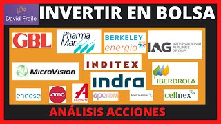 IAG Pharmamar y varias acciones del Ibex 35 y otras bolsas [upl. by Melissa359]