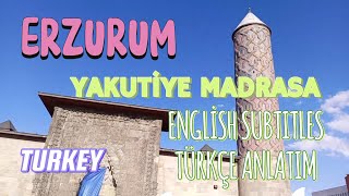 Yakutiye medresesi  Yakutiye Madrasah Erzurum 🇹🇷 [upl. by Egief]