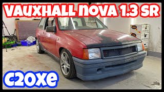 VAUXHALL NOVA 13 SR WITH C20XE REDTOP 20 part 2 [upl. by Stevie]