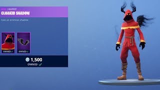 NEW CLOAKED SHADOW SKIN IN FORTNITE Fortnite Battle Royale [upl. by Eneri57]