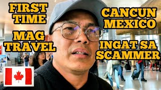 CALGARY TO CANCUN MEXICO TRAVEL VLOG  TEAM SOLIMAN VLOG [upl. by Cilka50]