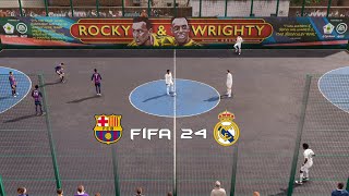 FC 24  Real Madrid Vs Barcelona VOLTA Football match 4V4 fifa realmadrid barcelona [upl. by Hoxsie796]