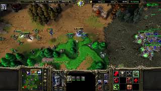 1v1  vs Catapults  Level 5 Death Knight Level 4 Lich Level 3 Dreadlord  WC3 [upl. by Isahella]