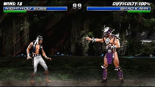 Mortal Kombat SE Mod Fustini Definitive 2024  NIGHTWOLF BOSS Gameplay Playthrough [upl. by Tuck]