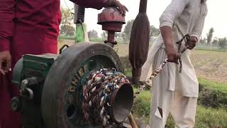 Petter Diesels Engine Staring Up Village Life Agriculture System in Dasi Engine dehatdamunda [upl. by Ahsinyt756]