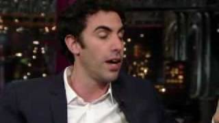 Letterman Sacha Baron Cohen Interviews a Terrorist [upl. by Marlie870]