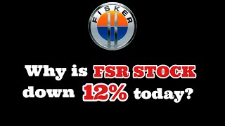 Why Is Fisker FSR Stock Down 12 Today [upl. by Patin]