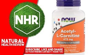 Now Foods Acetyl L Carnitine 475 mg 100 Veg Capsules [upl. by Berkeley874]