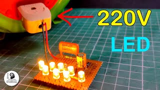 How to connect LED with 220V AC circuit with Calculations [upl. by Romilly]