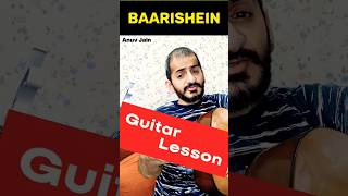 Acoustic guitar lesson  Baarishein made easy  shorts [upl. by Laks]