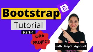 Bootstrap Tutorial with Project  Part1  Build Responsive Website using HTMLCSSBootstrap [upl. by Ennahoj]