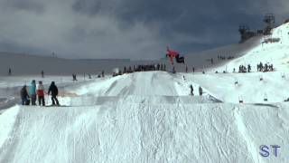 GB Freestyle Snowboard Team in Hintertux October 2013 [upl. by Asyar]