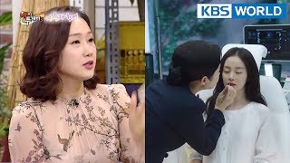 HaeSun quotIt was hard to slap Kim TaeHee because she was so pretty TTquot Happy Together20180125 [upl. by Virendra]