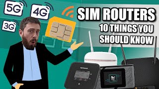 SIM LTE Routers  The 10 THINGS You NEED to Know Before You Buy [upl. by Annaerda552]