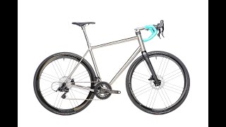 Neuvorstellung Falkenjagd Aristos GTS SpeedGravel Titanium 2023 [upl. by Avivah258]