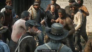 Red Dead Redemption 2  Charles Street Fighting Cutscene RDR2 2018 [upl. by Husein]