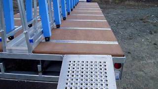 The Glass Racking Company 6M Window Trailer complete with foam poles [upl. by Ettenna]