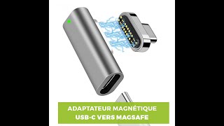 NOUVEAU  Adaptateur USBC magnétique Macbook [upl. by Dudden664]