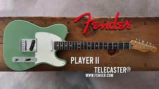 FENDER Player II Telecaster®  Birch Green  Tone Master Pro [upl. by Ivonne955]