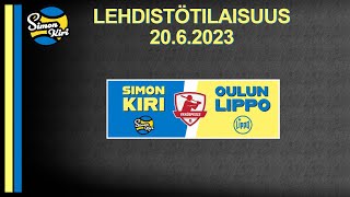 Simon Kiri – Oulun Lippo 2062023 Lehdistölive [upl. by Atiuqahs]