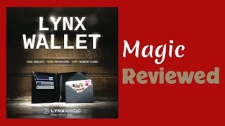 Lynx Wallet Review [upl. by Iatnahs]