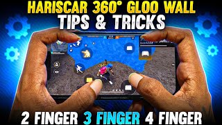 Mobile 💥 2 finger  3 finger  4 finger 💥 Gloowall tips and tricks  FreeFire [upl. by Assenov]