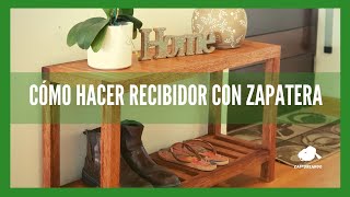 Cómo hacer una Zapatera Recibidor  Paso a Paso [upl. by Philipps]