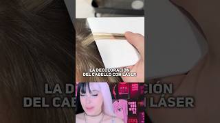 LA DECOLORACION DE CABELLO CON LASER DEL FUTURO 😱 Mariale [upl. by Jarita]