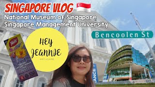 Singapore Vlog🇸🇬  A day in my life  National Museum of Singapore  Singapore Management University [upl. by Fishbein645]